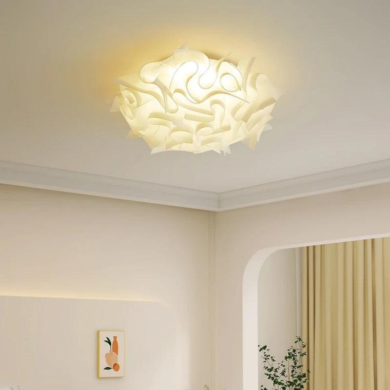 Hëris Nuage Tissu Blanc Éthéré