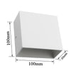 Talx Cube Aluminium Blanc Minimaliste