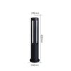 Lampadaire Cylindre Métal Noir Minimaliste Design - Salon Bureau Chambre — Torre