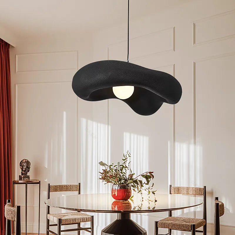 Safaa Anneau Verre Fumé Noir Minimaliste