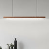 Suspension Barre Bois Naturel Minimaliste Design - Cuisine Chambre Salon — Linéo