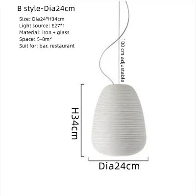 Rimini Trio Papier Plissé Blanc Minimaliste