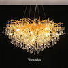 Randi Cascade Cristal et Métal Doré Luxueux