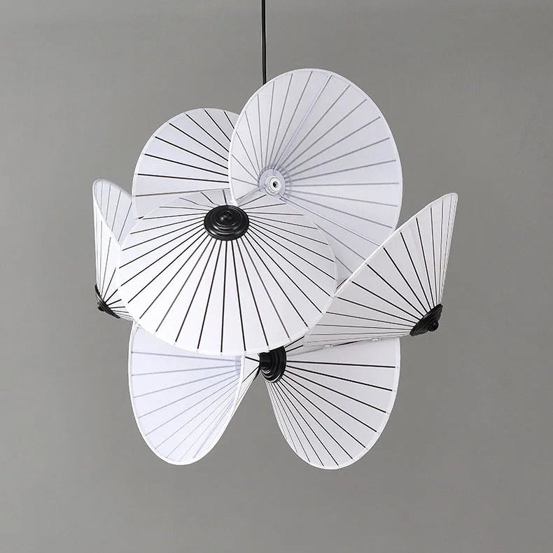 Suspension Dôme Papier Mâché Blanc Épuré Design - Chambre Salon Cuisine — Voûte