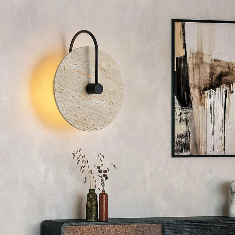 Adaeze Disque Pierre Naturelle Minimaliste