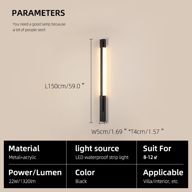 Encarna Cylindre Aluminium Noir Mat Minimaliste B