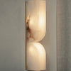 Applique Murale Cylindre Marbre Blanc Épuré Design Moderne - Chambre Salle de Bain Salon — Fuste