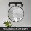 Suspension Rail Cylindres Acier Noir Mat Minimaliste Design - Chambre Salon Cuisine — Réglette
