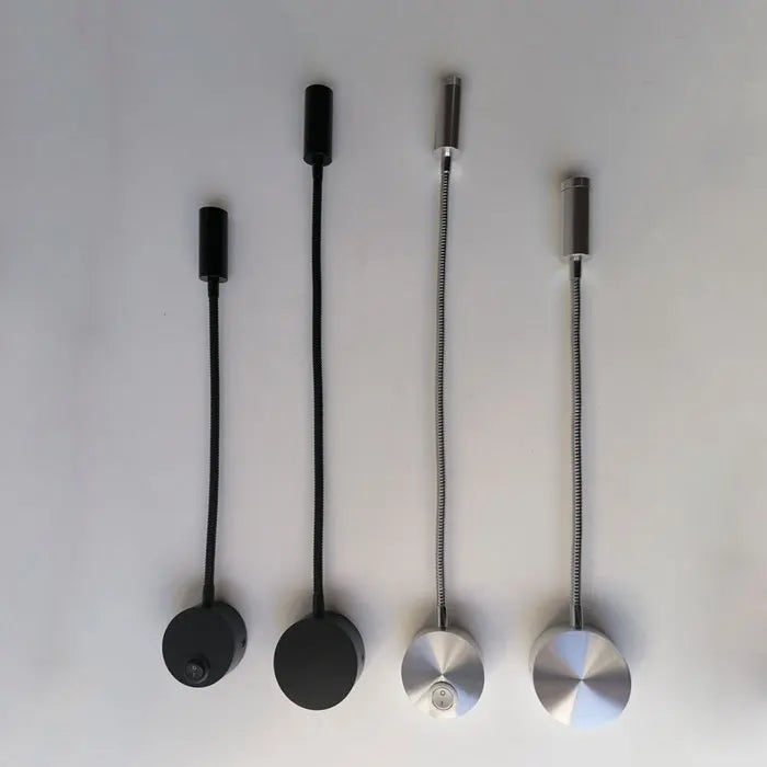 Kaia Cylindre Métal Noir et Chromé Minimaliste