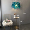 Lumis233 Plumes Rose Poudré Style Nordique