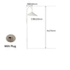 Patrícia Chapeau Métal Blanc Minimaliste