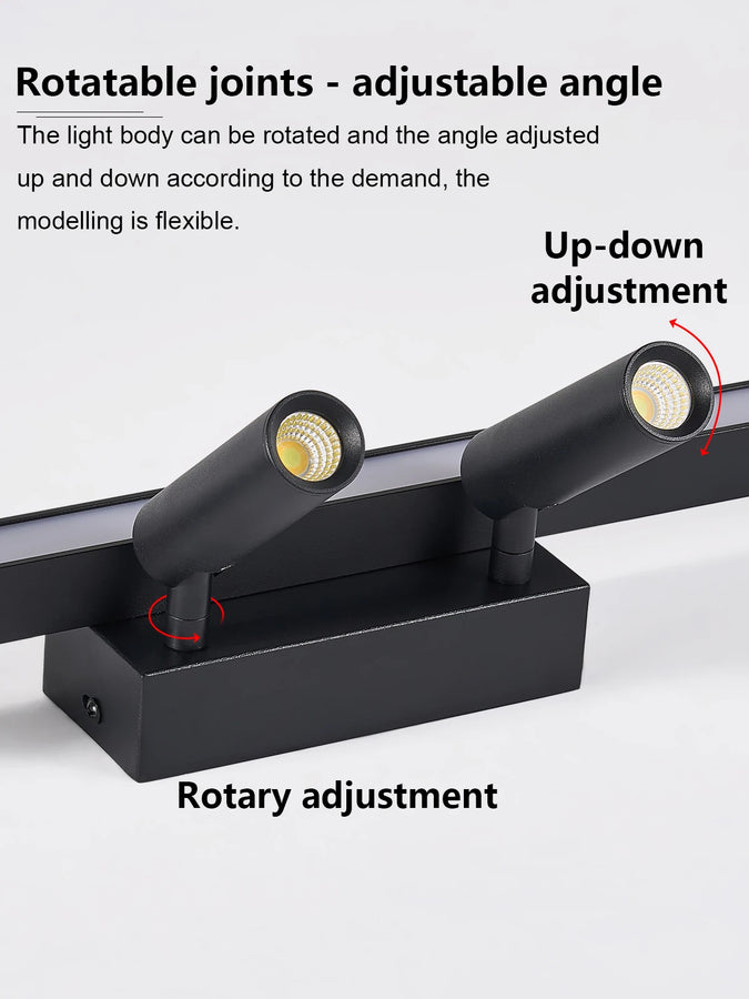 Reva Barre Acier Noir Mat Minimaliste