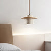 Suspension Cylindre Béton et Métal Marron Minimaliste Design - Chambre Salon Cuisine — Hypatia