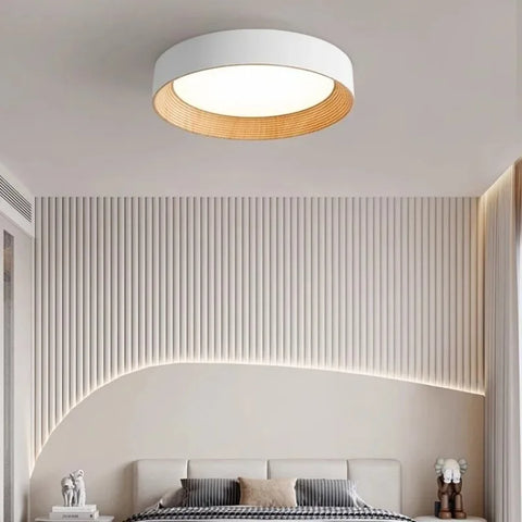 Plafonnier Cylindres Acier Noir Mat Minimaliste Design Moderne - Salle de Bain Salon Chambre — Acrux