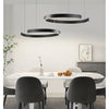 Hecate Anneau Aluminium Noir Minimaliste