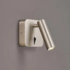 Applique Murale Cylindre Acier Noir Minimaliste Design Moderne Noire - Chambre Salle de Bain Salon — Grenat