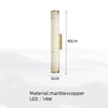 Geoffroy Cylindre Onyx Blanc et Laiton