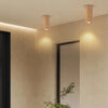Plafonnier Cylindre Liège Naturel Minimaliste Design Moderne - Salon Chambre Salle à Manger — Antares