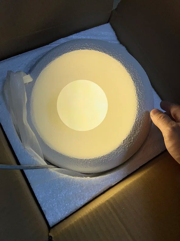 Léonore Sphères Métal Blanc Minimaliste