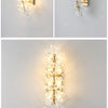 Kora Cristal et Métal Doré Éclatant