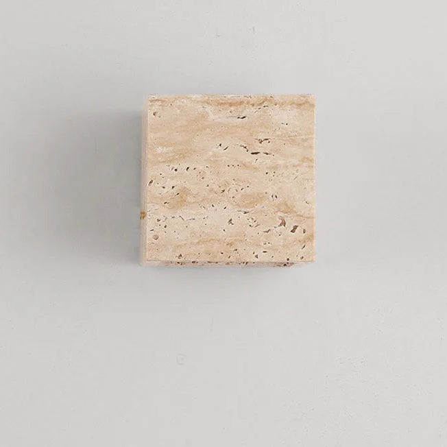 Applique Murale Demi-Sphère Céramique Beige et Bois - Chambre Salon Salle de Bain — Luna