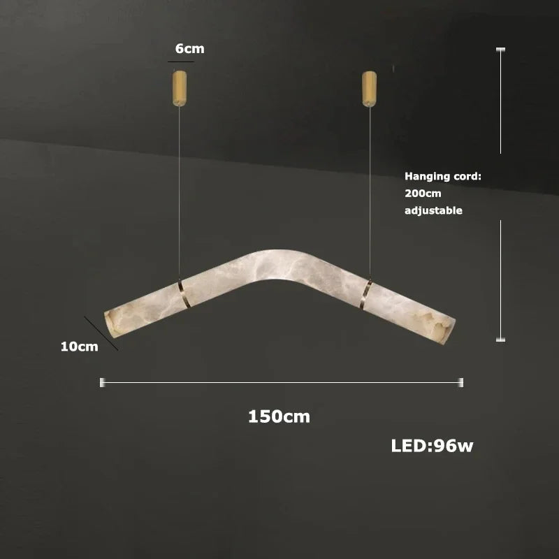 Xëlys Courbe Marbre Blanc Minimaliste