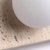 Applique Murale Cylindre Verre Opalin Minimaliste Design Moderne - Chambre Salle de Bain Salon — Cremona