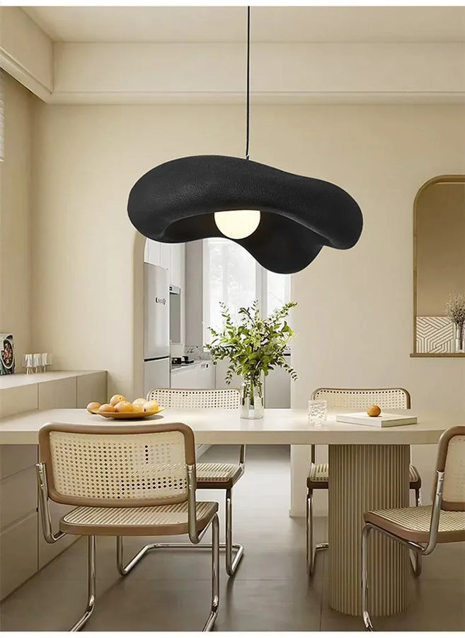 Safaa Anneau Verre Fumé Noir Minimaliste