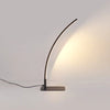 Lampe de Table Arche Aluminium Blanc Minimaliste Design - Chambre Bureau Salon — Arceau
