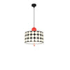 Reso Cylindre Tissu Noir et Blanc Graphique