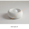 Léonore Sphères Métal Blanc Minimaliste