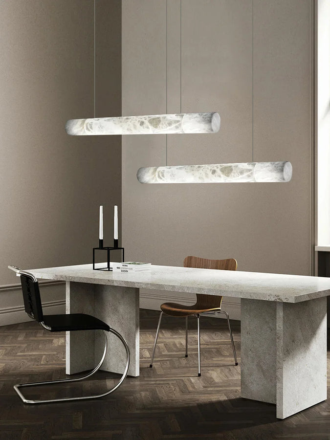 Xëlys Courbe Marbre Blanc Minimaliste