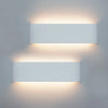 Despina Rectangle Aluminium Blanc Minimaliste