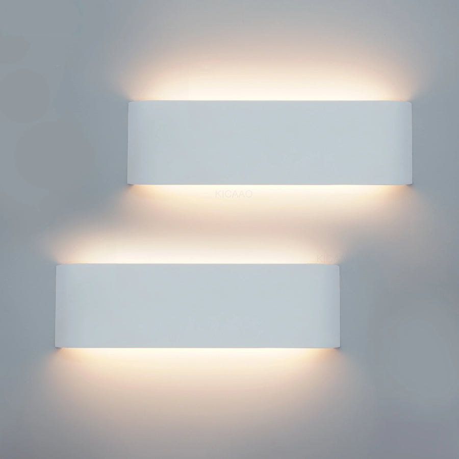 Despina Rectangle Aluminium Blanc Minimaliste