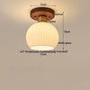Lumio Vintage Verre Transparent et Bois Naturel