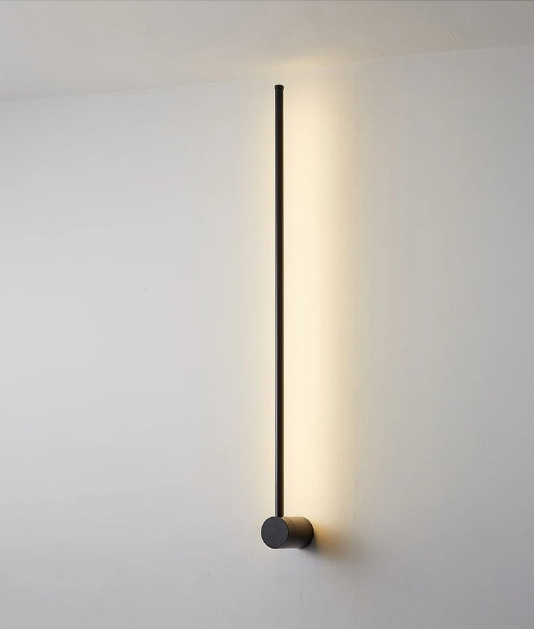 Pegah Cylindre Métal Noir Minimaliste I