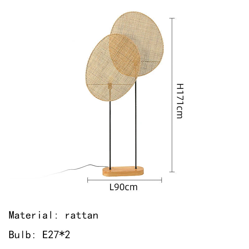 Turid Disque Rotin Tressé Minimaliste