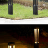 Lampadaire Cylindre Métal Noir Minimaliste Design - Salon Bureau Chambre — Torre