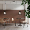 Suspension Abat-Jour Acier Noir et Laiton Industriel - Cuisine Salon Bureau — Puro