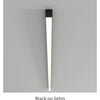 Pael Cylindre Métal Noir Minimaliste