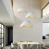 Suspension Cylindres Verre Fumé et Métal Noir - Chambre Salon Cuisine — Tubis