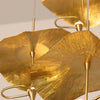 Nora Pétales Métal Doré Contemporain