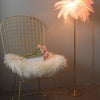 Lumis233 Plumes Rose Poudré Style Nordique