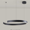 Hecate Anneau Aluminium Noir Minimaliste
