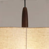 Suspension Anneaux Tissu Crème Minimaliste Design - Chambre Salon Cuisine — Onyx