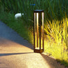 Lampadaire Lanterne Métal Noir Minimaliste Design - Salon Bureau Chambre — Falot