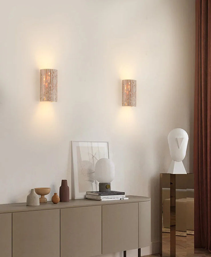 Fola Cylindre Pierre Beige Minimaliste