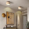 Plafonnier Cylindre Béton Blanc Minimaliste Design Moderne - Salle de Bain Salon Chambre — Thuban
