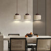 Suspension Cylindre Métal Noir Minimaliste Épuré Design - Chambre Salon Cuisine — Calypso