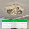 Sofia Cube Cristal et Métal Chromé Art Déco